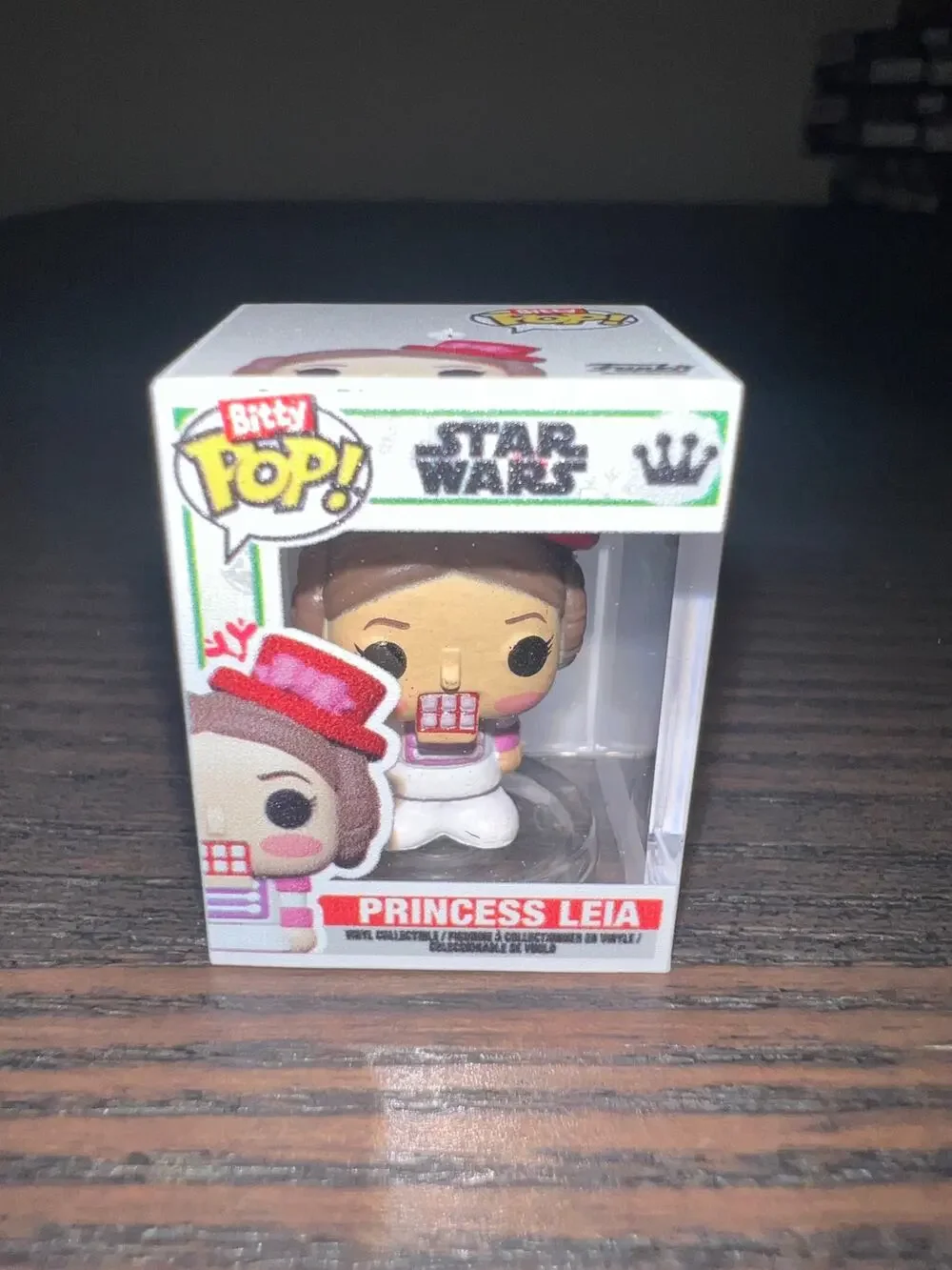 BITTY Nutcracker Princess Leia 1-Inch Funko Pop Star Wars Movies Christmas Films